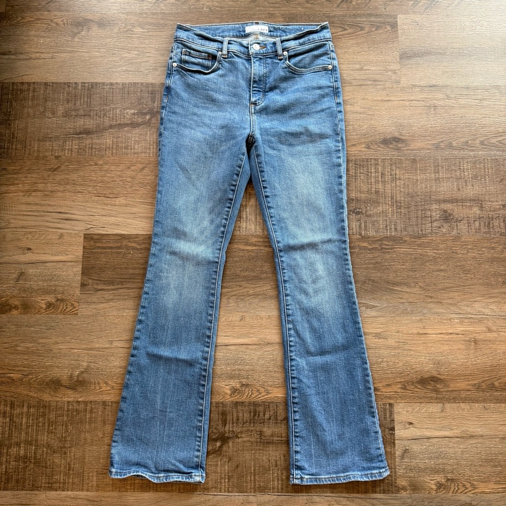 LOFT Women's Blue Boot Cut Jeans Size 27/4 - Picture 2 of 9